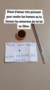 Rituel d'amour avec le nom